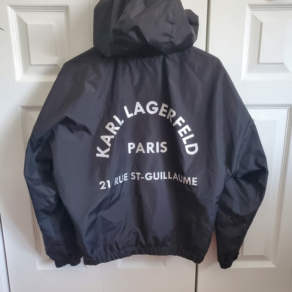 Karl Lagerfeld reversible black white jacket - Picture 2 of 5